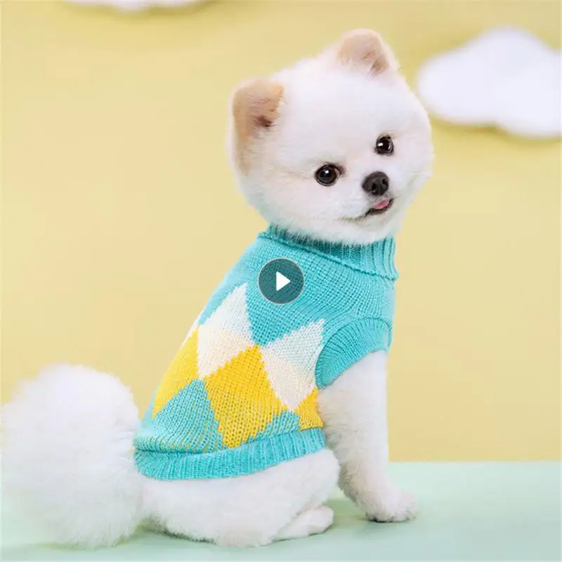 Knitted Sweater Warm And Stylish High Quality Material Lovely Durable Warm Pet Clothes Fit Sweater Comfortable Fit Warm Sweater