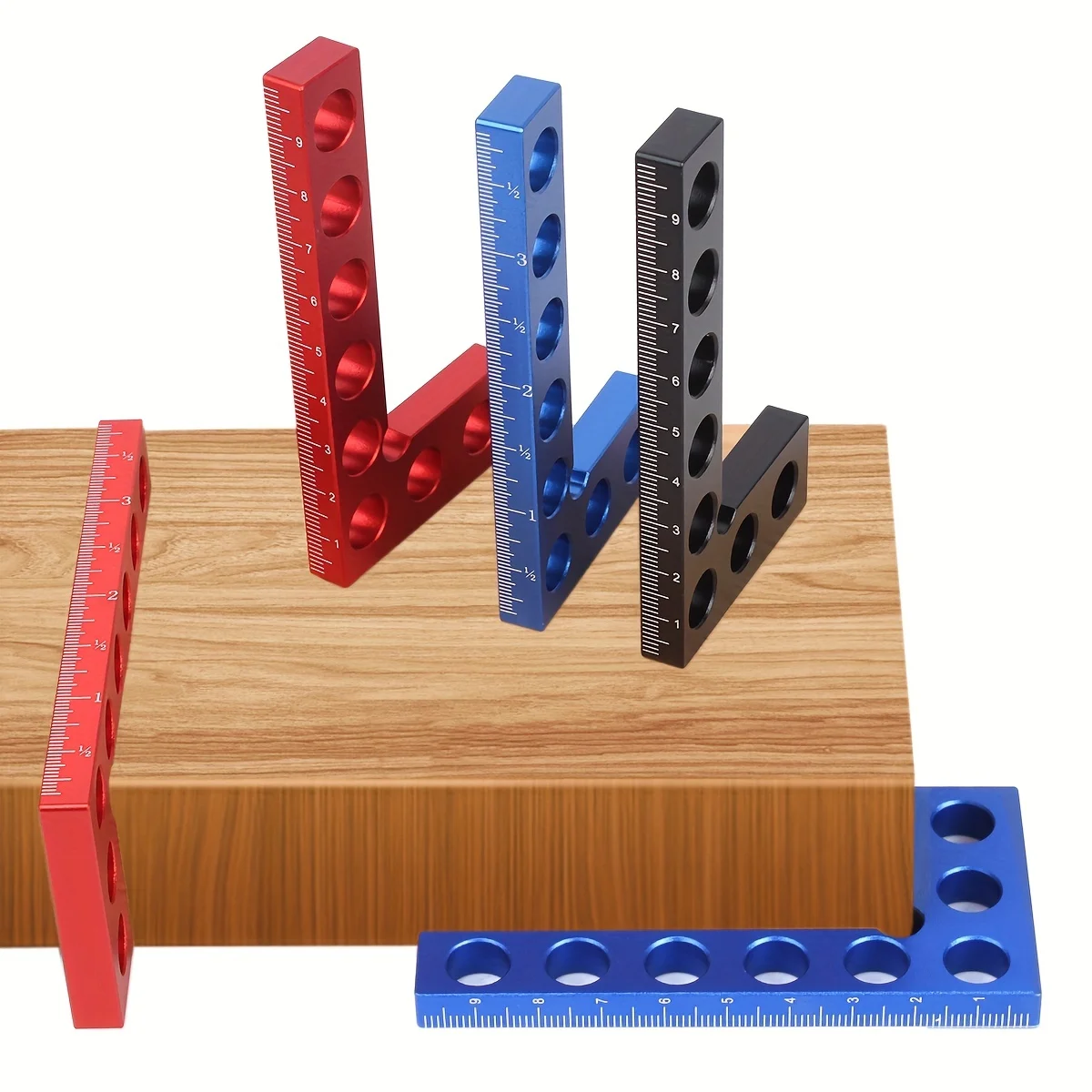 1 Stück Holzbearbeitungs-90-Grad-Präzisionswinkel, Aluminium-Taschenwinkelmesser für die Holzbearbeitung – Detail 3