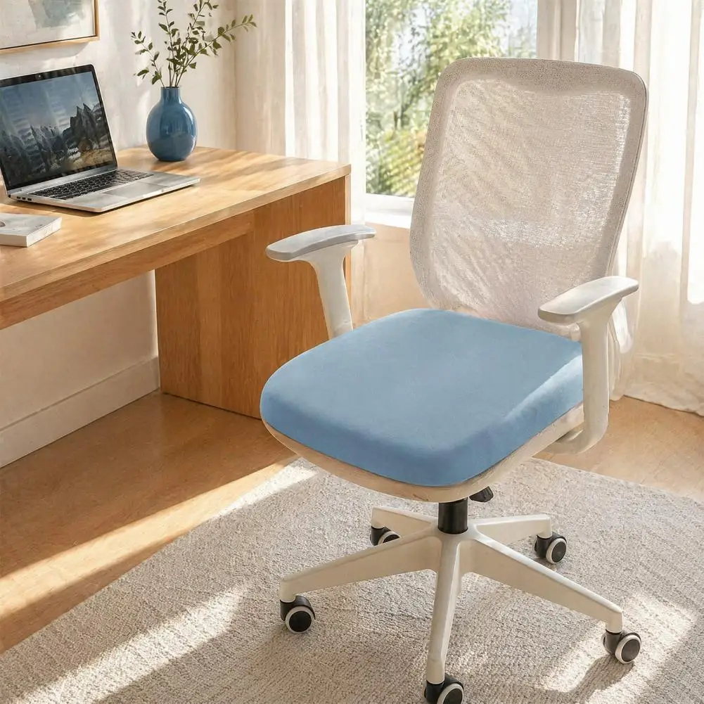 Non Slip Chair Seat Pad for Dining Chair Ice Silk Seat Cushion for Office Chair Breathable Coccyx Pillow Washable for Tailbone