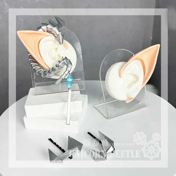 Zuo Le pendientes Arknights Cosplay réplica Prop Decoración Accesorios de personaje