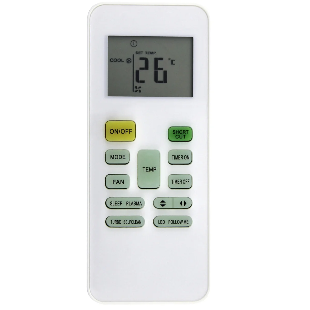 Replace RG52A8/BGEF Remote Control for Midea Luminous Split and Portable Air Conditioner Sub RG52A2/BGEF