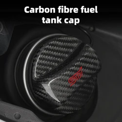 Car Carbon Fibre Fuel Cap 98#95# Decorative Protection Tank Covers For Subaru Impreza Legacy WRX STI BRZ Forester Ascent Levorg