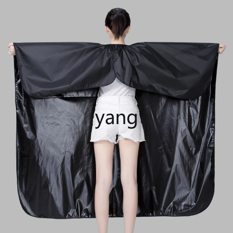 LT barber shop perm and dye cloth hair salon special waterproof baking oil thickened shawl household hair dye cloth