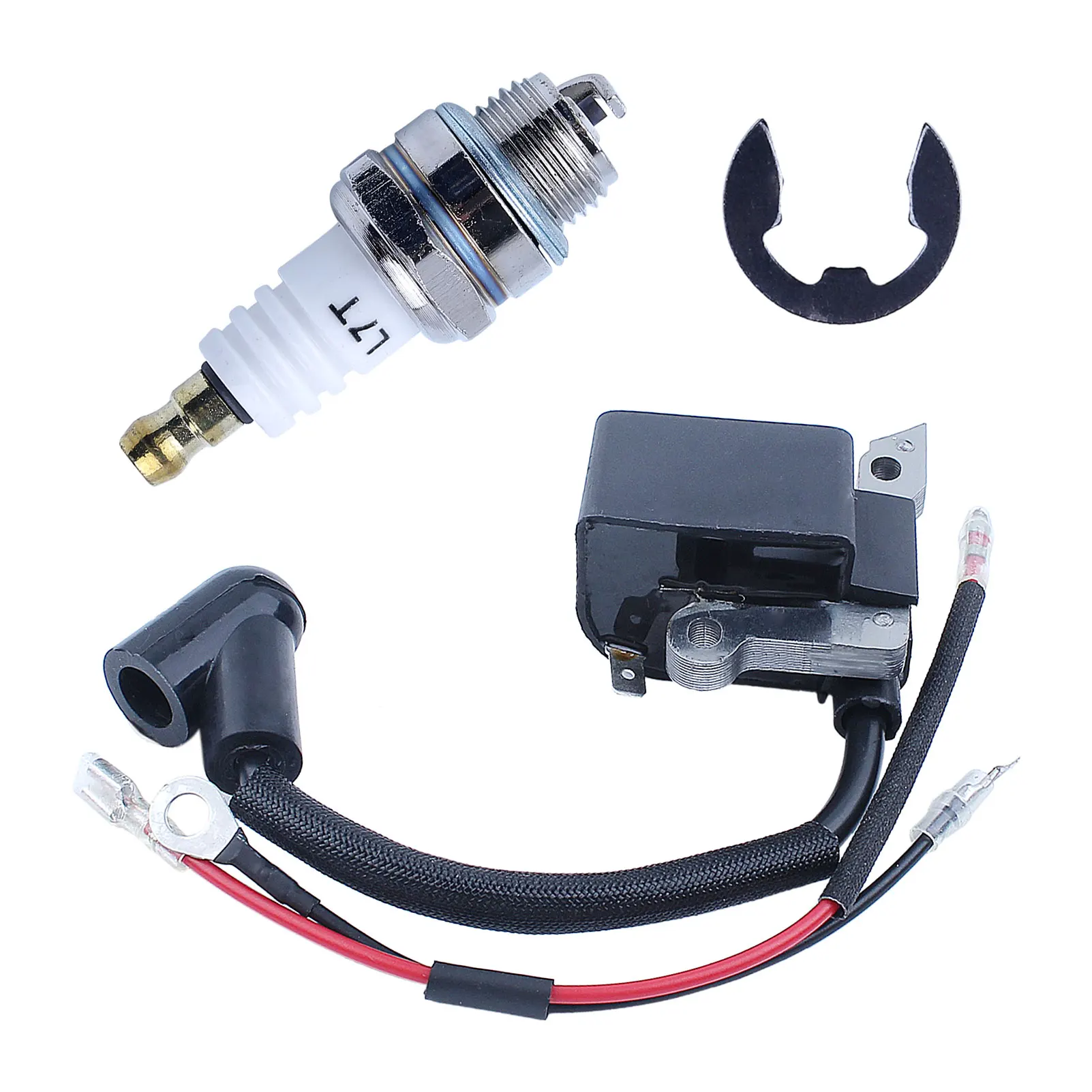 Spark Plug สำหรับ Husqvarna 235 136 137 141 23 26 36 41 W E-แหวนอะไหล่เลื่อยอะไหล่