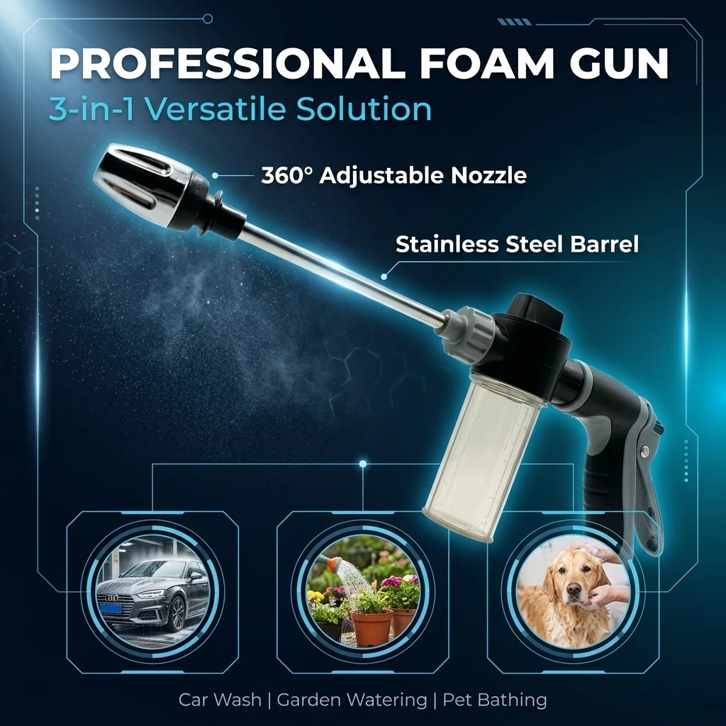 High Pressure Spray Water Gun Washing Garden Watering Hose Nozzle Sprinkler Car Cleaning Wash Auto Washer Guns FLOWERS SPRAL