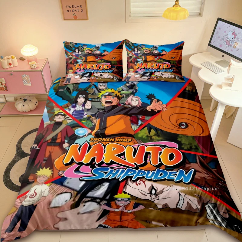 

Duvet Cover Naruto Uzumaki Naruto Cartoon Anime Bedroom Room Decoration Children's Gift Single Bed Double Bed Size Customizable