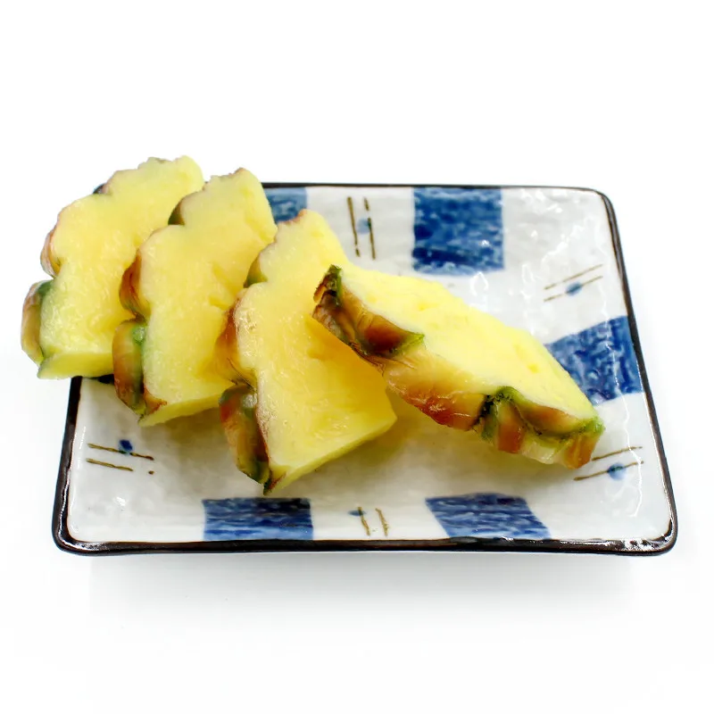 Comida simulada, fresa blanca, piña, fruta falsa recortada, modelo de PVC, accesorios DIY, decoración, accesorios de fotografía de comida