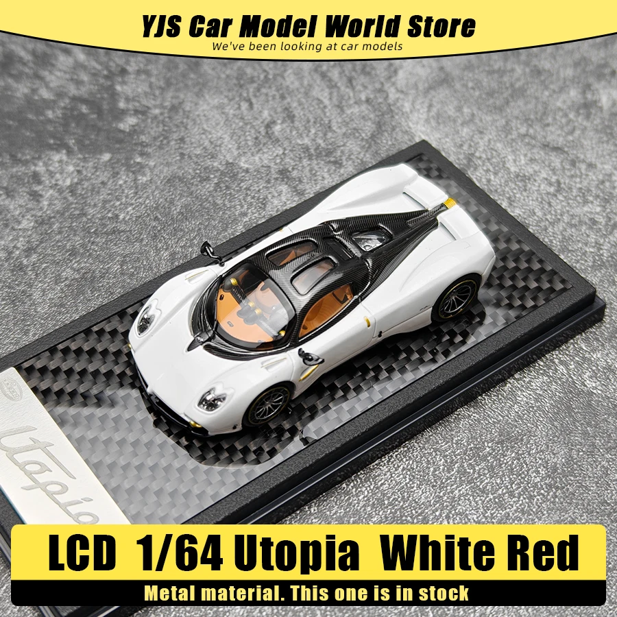 LCD CLD diecast نموذج 1:64 Utopia سيارة رياضية المواد المعدنية نموذج سيارة مجموعة زخرفة ثابتة