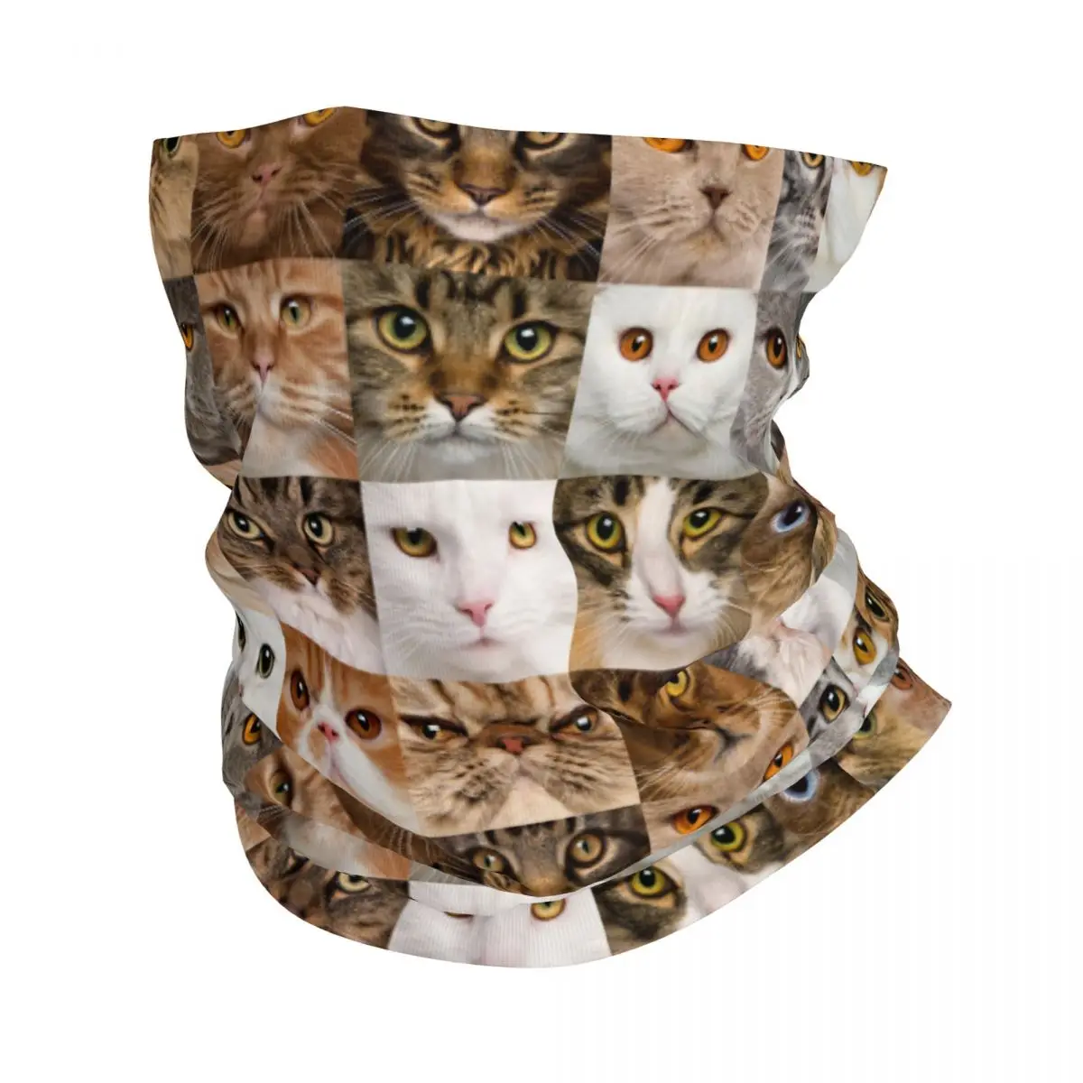 

Cat Lover Bandana Neck Cover Printed Animal Balaclavas Magic Scarf Warm Headwear Fishing Unisex Adult Windproof