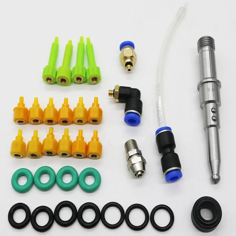 Universal Built-in EFI Test Bench Gripper Special Fixture Injector Clamp Fixture with Oil Collector Test Bench Spare Part