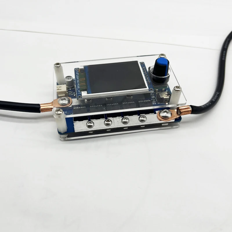XQ01 Mini Spot Welder Control Board Portable Digital Display Spot Welding Machine 7-14V Battery DIY 18650 Battery Pack English