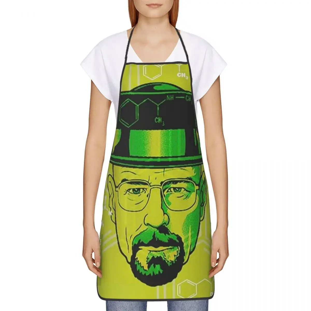 Breaking Bad Apron for Women Men Unisex Bib Heisenberg Walter White Kitchen Cooking Tablier Cuisine Chef Gardening