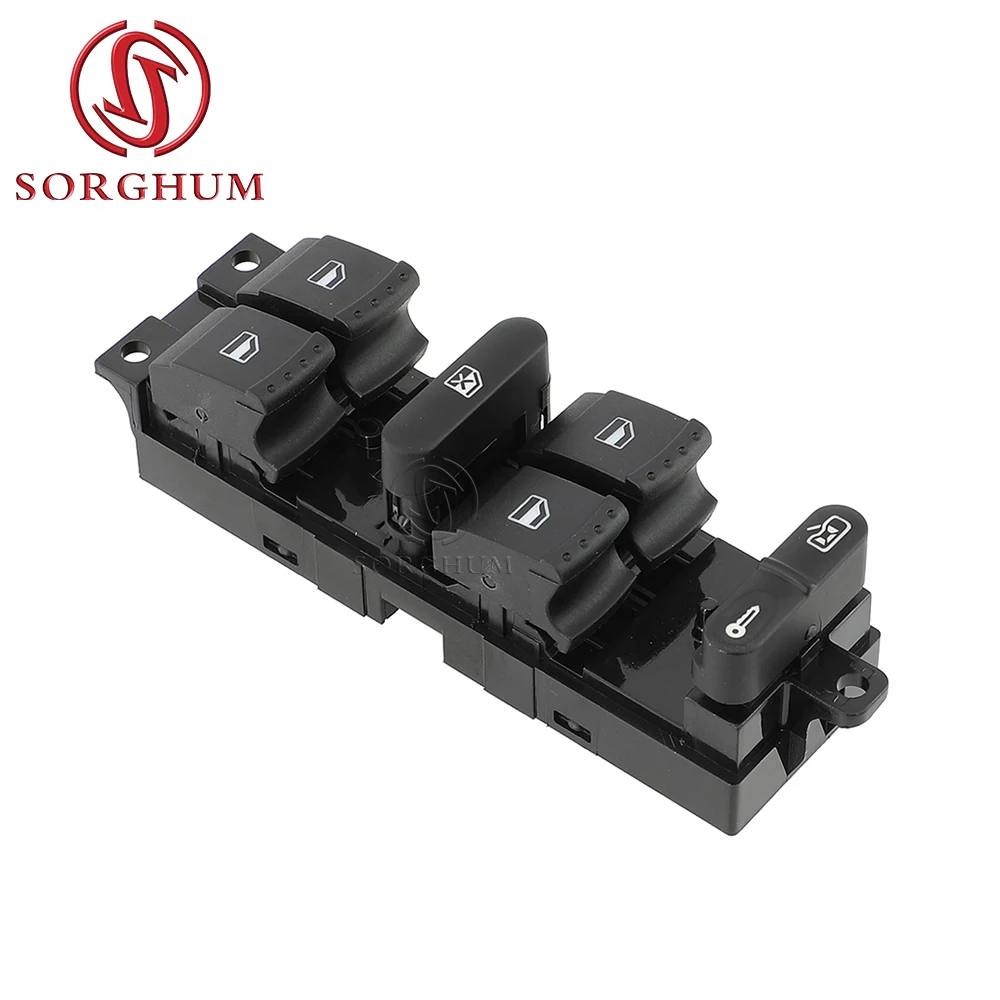 SORGHUM 1JD959857 Automotive Parts Main Auto Car Electric Master Power Window Lifter Switch Button For VW Jetta Bora MK4 2000-09