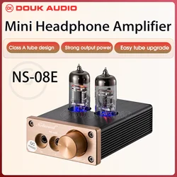 Douk Audio NS-08E Mini Vacuum Tube Headphone Amplifier Best Stereo Audio Preamplifier HiFi Home Desktop Audio Amp