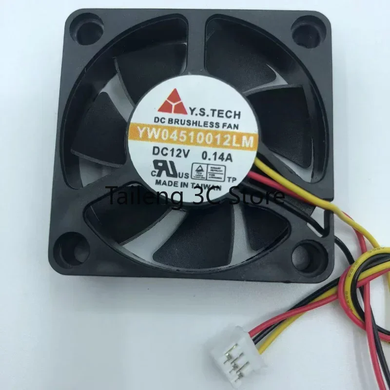 Wentylator chłodzący procesor do Y.S TECH YW04510012LM DC 12V 0.14A 2-żyłowy i 3-żyłowy samochodowy wzmacniacz mocy Wentylator chłodzący 45x45x10mm — zdjęcie produktu 2