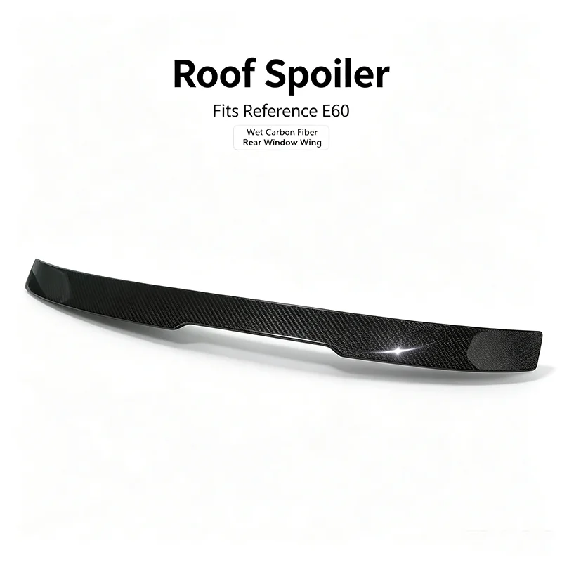 Carbon Fiber Rear Roof Spoiler Window Visor For BMW E60 2003‑2010 OEM Style Rear Car Roof Car Modification Body Parts