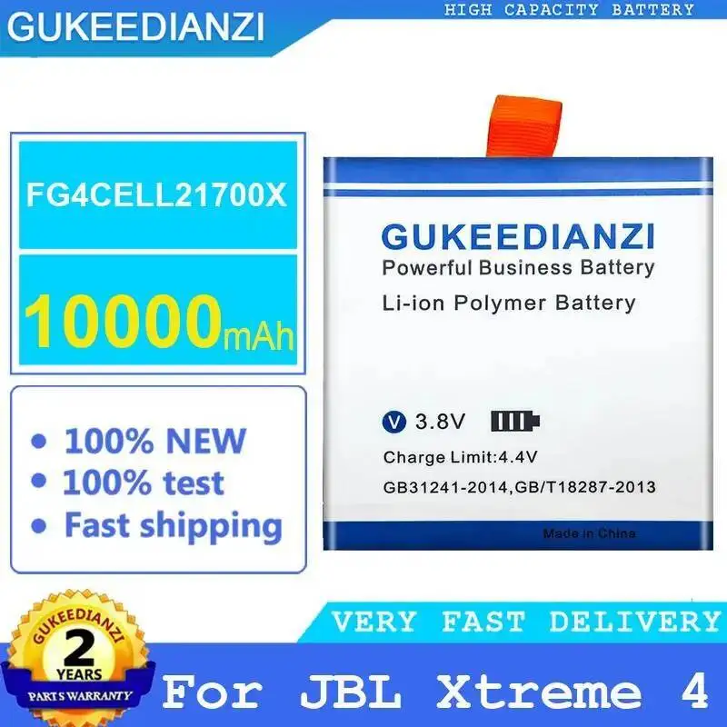 

For Jbl Xtreme 4 10000Mah Premium Replacement FG4CELL21700X Bluetooth Speaker Battery