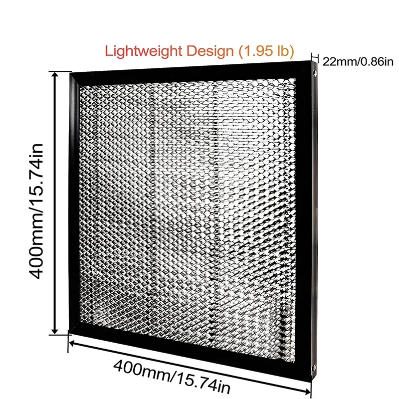 300x200/400x300MM de la máquina de grabado láser del CNC mesa de trabajo del panal para la máquina de corte CO2/graveur de laser