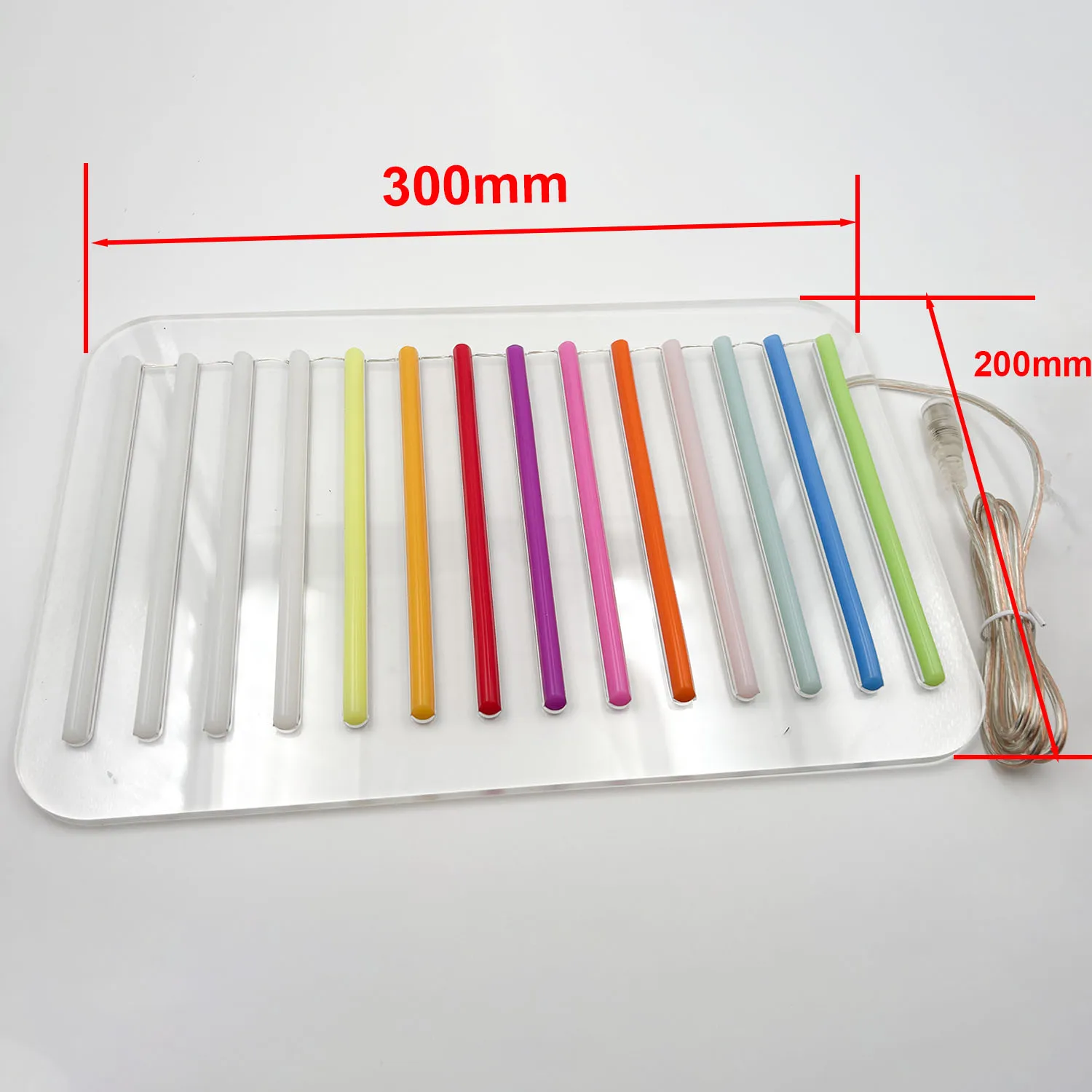 Sample Board 6mm Silicone Separate Neon Flexible Bendable DC12V 2835SMD S Shape 120Leds Strip Light IP67 Waterproof 14Colors