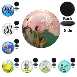JW.ORG Best Life Refrigerator Magnets Message Note Photo Gift Suitable For Kitchen, Office Whiteboards, Cabinets, And Dishwasher