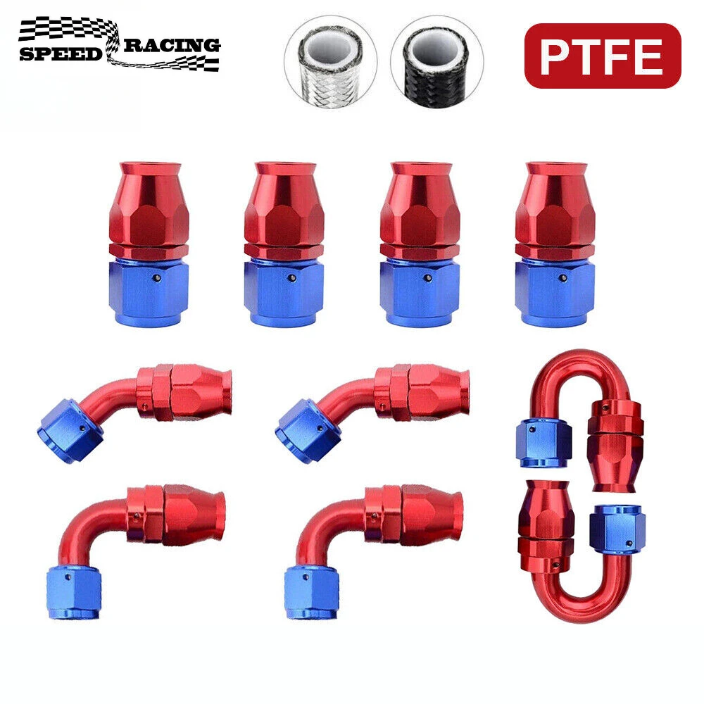 10PCS 6AN 12AN Ptfe…