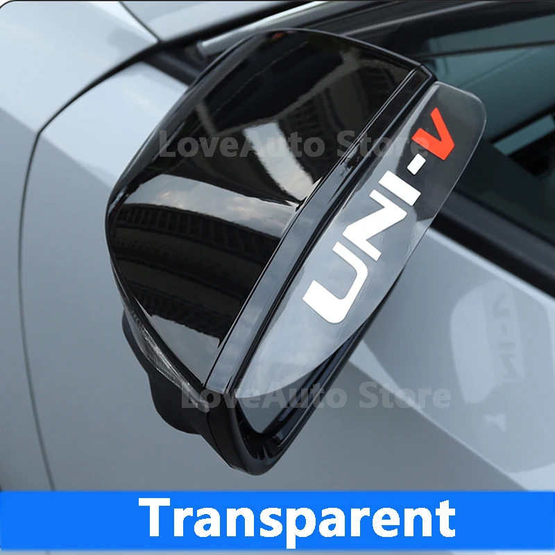 

Car Rearview Mirror Rain Eyebrow Visor Rain Protector Cover for Changan UNI-V UNI V 2022 2023 Decoration Accessories