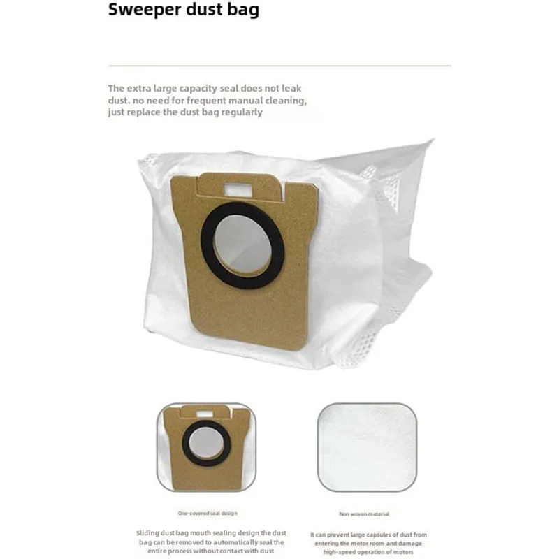 

A55X-For Dreame L10s Ultra L20 Ultra L40 Ultra X30 Ultra Robot Vacuum Cleaner Parts Main Side Brush Mop Filter Dust Bag