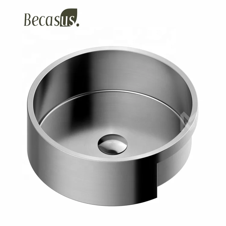 

Современная раковина для туалета из нержавеющей стали 304, розовое золото