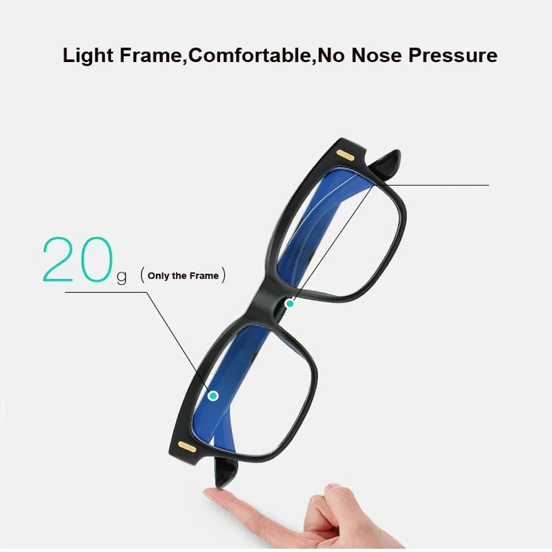 Blue Ray Computer Glasses Men Screen Radiation Eyewear Brand Design Office Gaming  Light Goggle UV Blocking Eye Spectacles