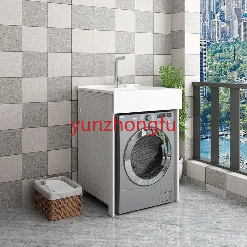 drum washing machine, companion washing pool slot, angle Small unit laundry cabinet combination, integrated basin combination,