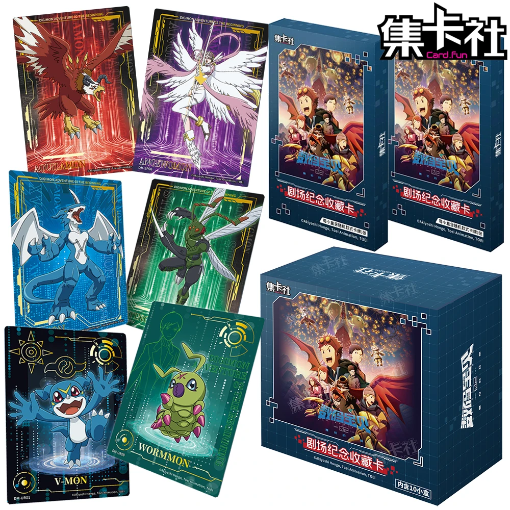 

CARD.FUN Genuine Digital Monster Collection Card High Popularity Japanese Classic Anime Rare Card Christmas Kid's Treasure Gift