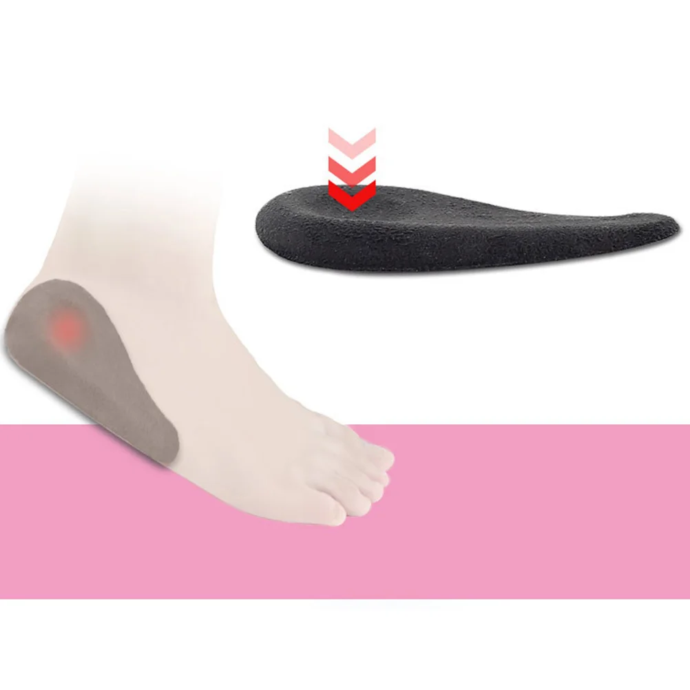 

2Pairs Comfortable Orthopedic Insoles Heel Cushion for Posture Alignment Reduces Foot Stress Suitable for Most Shoe Types