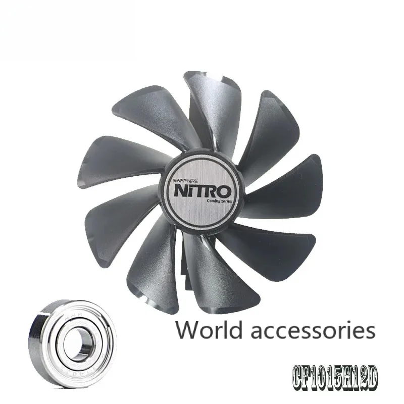 95mm CF1015H12D DC12V Cooler Fan Replace for Sapphire NITRO RX480 8G RX 470 4G GDDR5 RX570 4G / 8G D5 RX580 8G OC