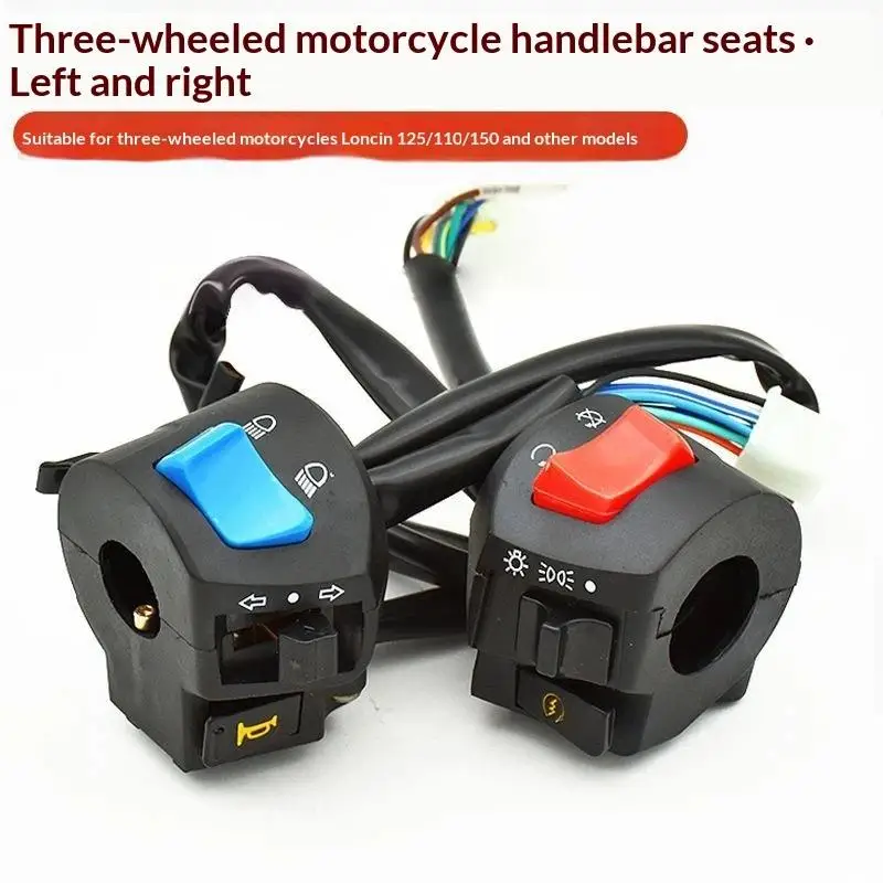 Aluminum 22mm Electric Scooter Handlebar Switch Motorcycle Multi Function Universal Fitting Durable Control Accessory