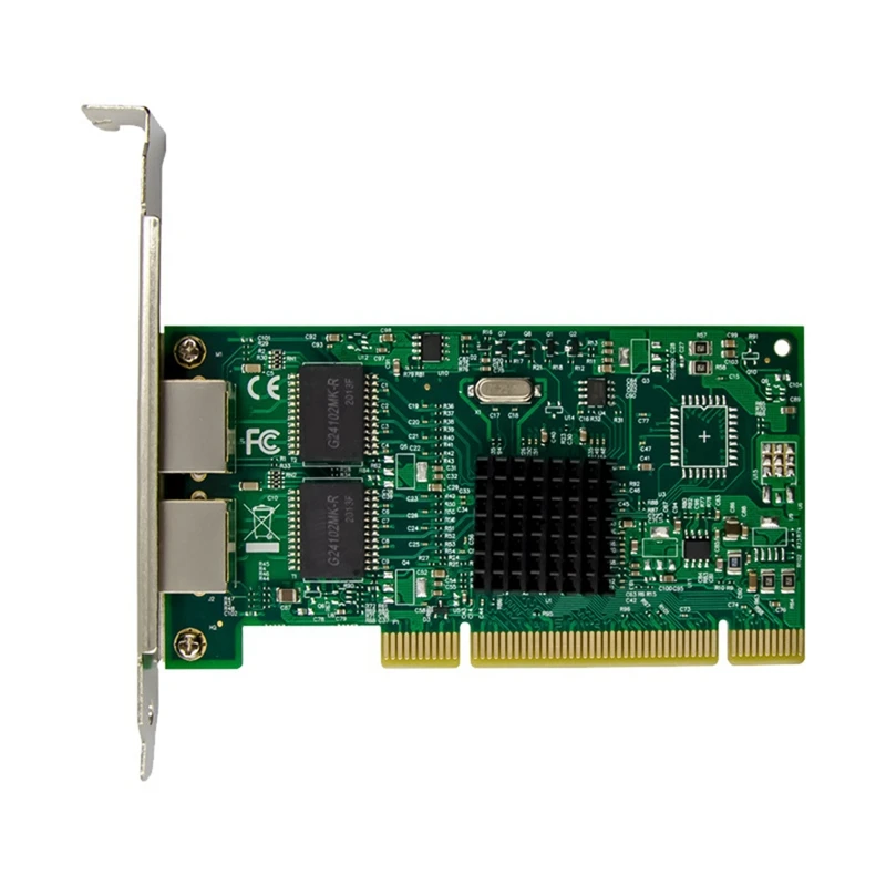 

Сетевая карта ST7250 PCI, Двухпортовая гигабитная сетевая карта, чип I82546, для настольного сервера, поддержка пробуждения LAN