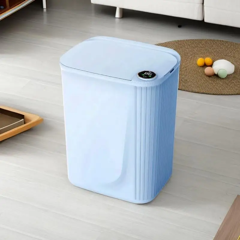 

22L Touchless Trash Can Smart Trash Can Automatic Kitchen Trash Bucket Can With Lid Motion Sensor Garbage Can Home Wastebasket