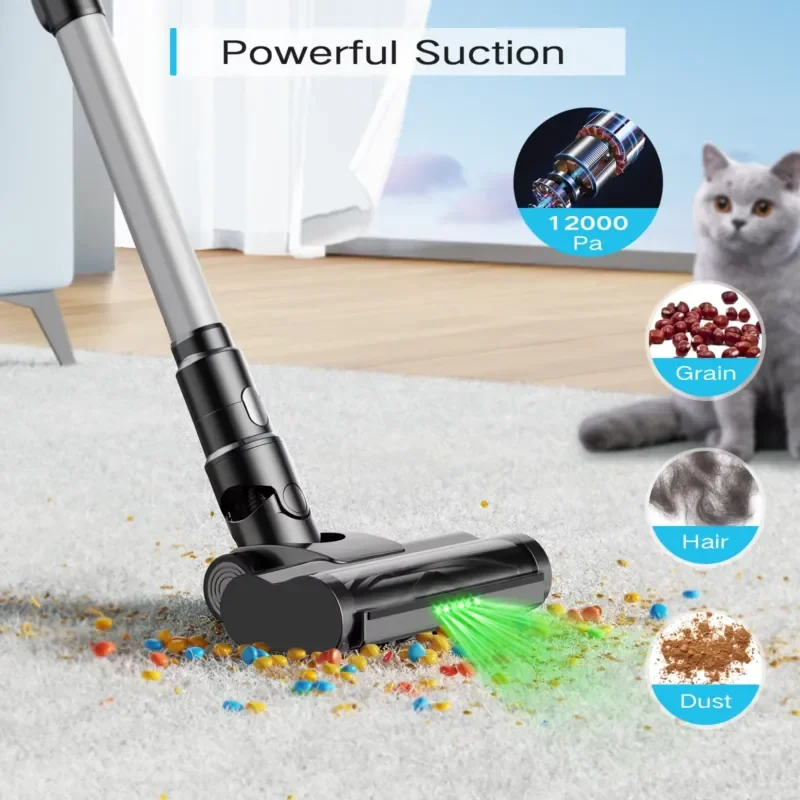 MOOSOO YC1 120W BLDC 2600mAh 15W Motorized Head Cordless Stick Vacuum Cleaner Vacuum Cleaner Vacuum Cleaners Floor Care