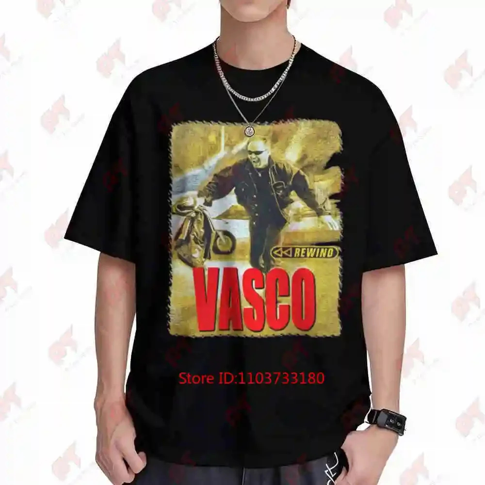 Vintage Vasco Rossi Rewind 99 Short Sleeve Tee 100% Cotton T-Shirt