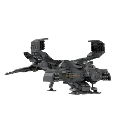 Gobricks MOC  UD-4L Dropship Landing Type Micro Aliens Series PART I Model Aliens Building Block Set Toys For Gift Collect