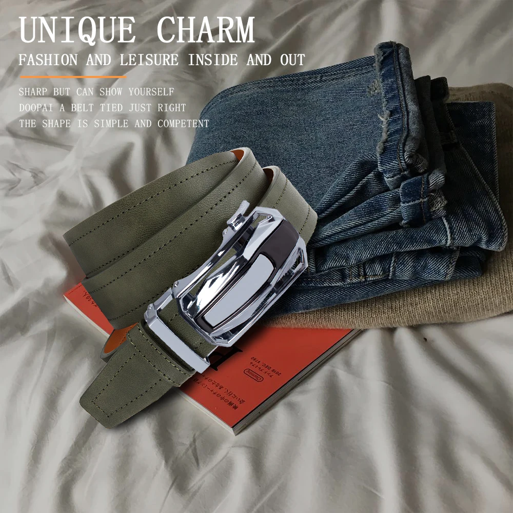 Ikat Pinggang Mewah Pria untuk Pria Sabuk Kulit PU Gesper Pin Logam Sabuk Tali Pinggang Desainer Merek Terkenal Kualitas Tinggi untuk Jeans Ukuran Besar