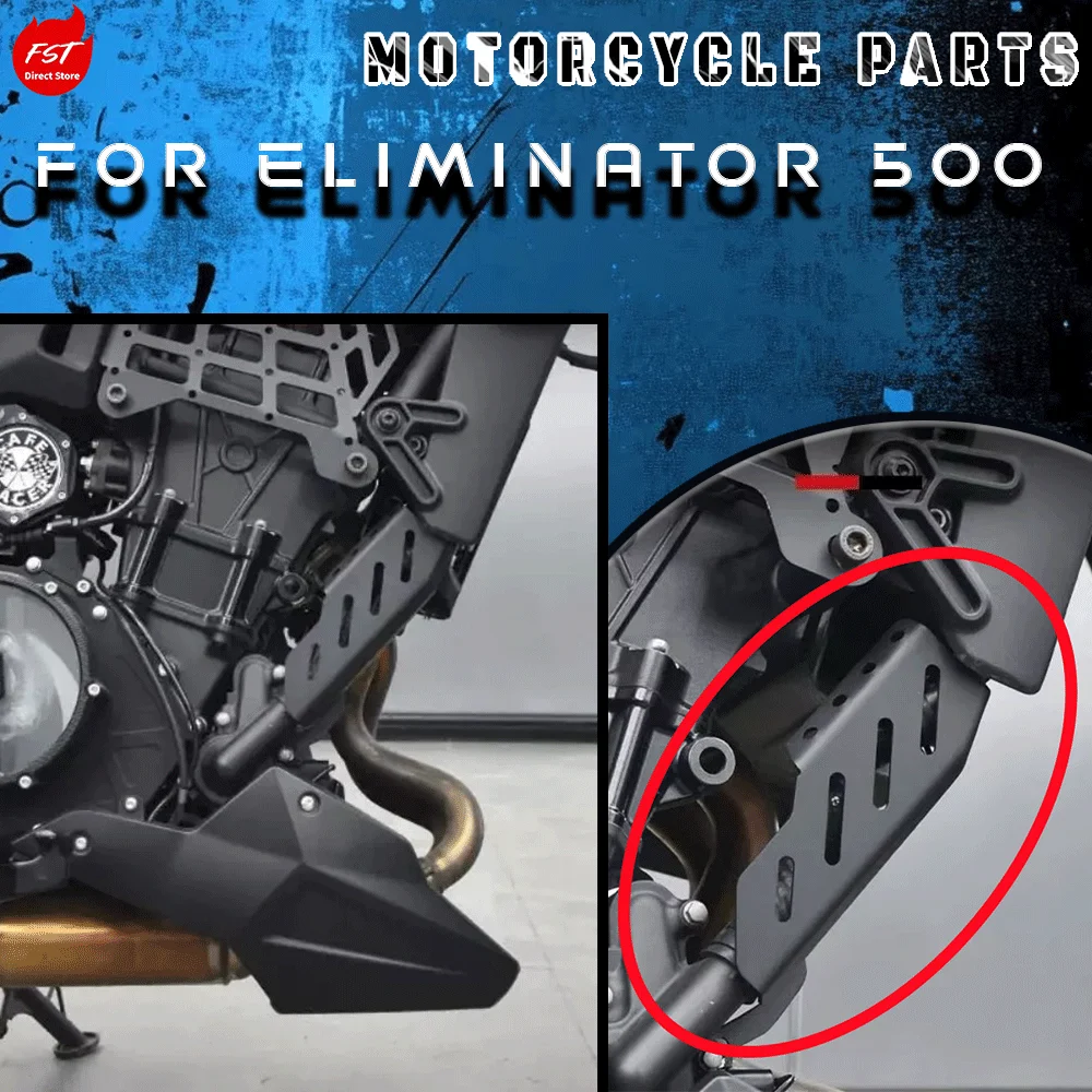 Couvre-tuyau de radiateur en acier inoxydable pour Eliminator 500, protection de tuyau d'eau de moteur en aluminium CNC