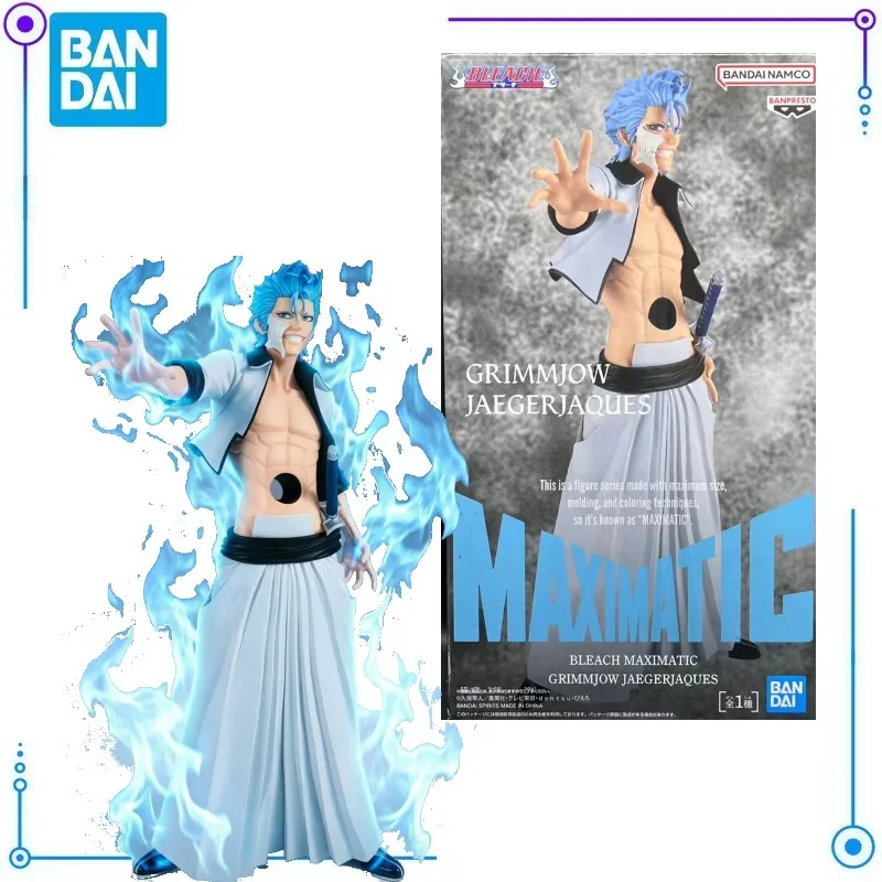 

In Stock Bandai Banpresto MAXIMATIC Bleach Grimmjow Jaeerjaques Action Figure Model Toy Collection Desktop Decoration PVC 22cm