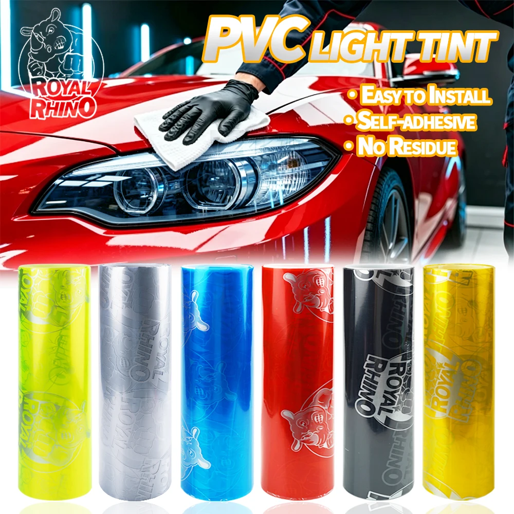 

NEW Gloss Transparent Light Black PVC Film Headlight Taillight Tint Wrap Cover Film Foil Sticker Cover Armored Film for Cars