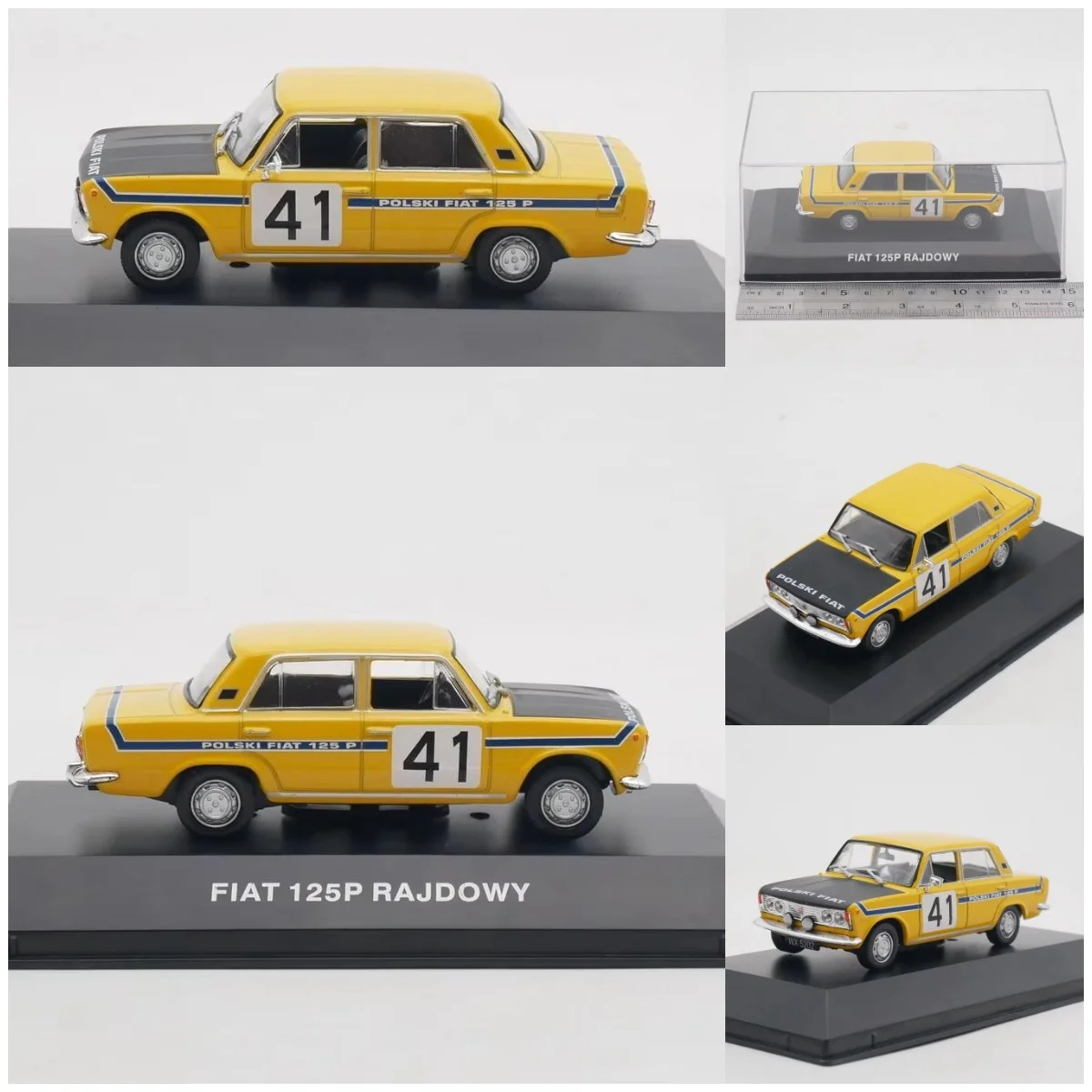 

Ixo Diecast 1:43 Scale Polski 125P Racing Alloy Car Model