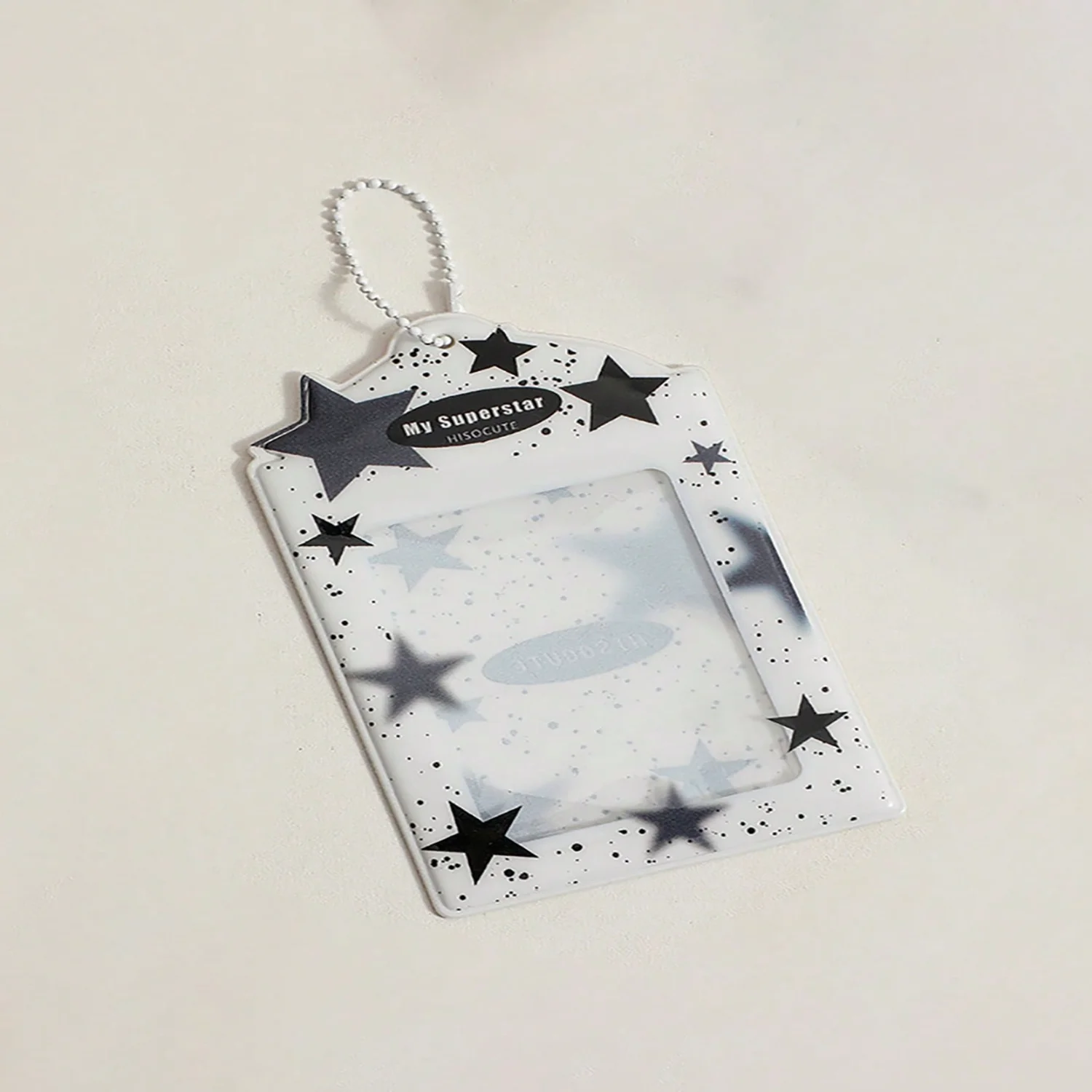 1pc Star Print Card Cover, Creative Multi-purpose Card Holder For Office Worker, Student