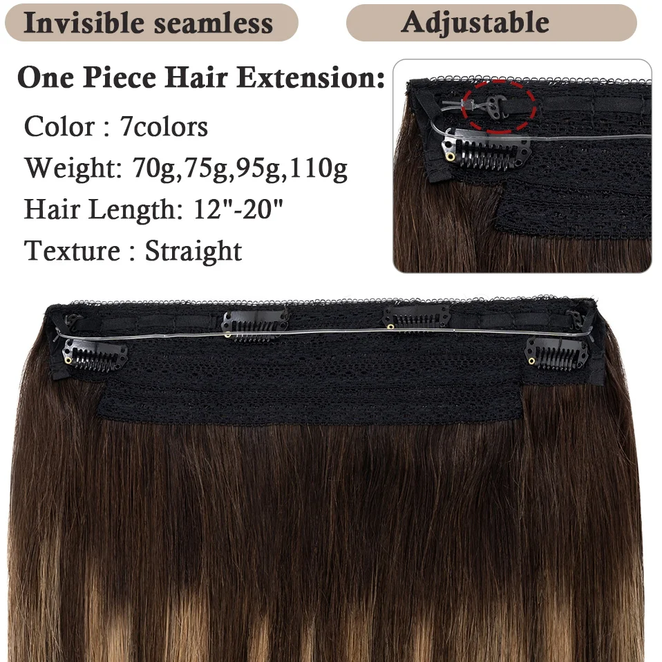 سيجو 70 جرام-110 جرام سلك وصلات شعر شعر بشري حقيقي هيربيسي لكامل الرأس مع مشبك خيط صنارة الصيد غير مرئي في وصلة شعر