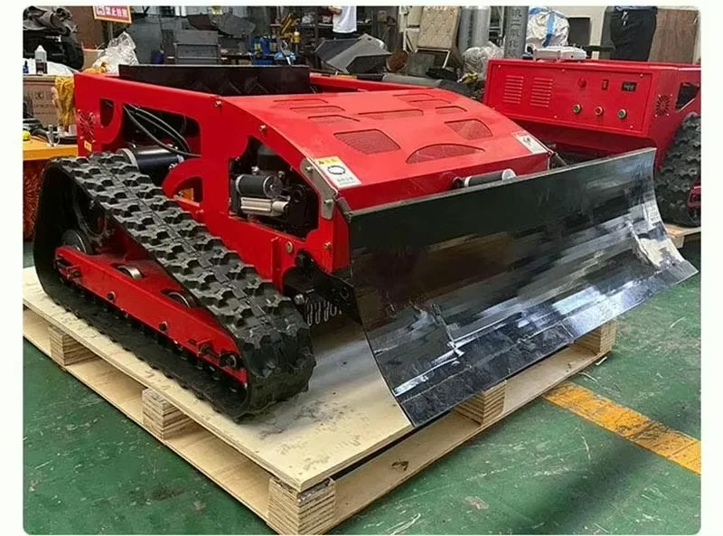 Robot tondeuse à gazon télécommandée 1000m, 16hp, Machine de découpe d'herbe à essence pour Robot de tonte agricole