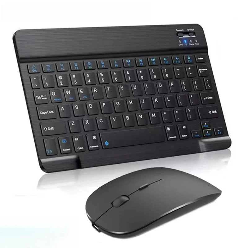 Bluetooth Wireless Keyboard Mouse For IOS Android Windows Tablet For iPad Air Mini Pro Spanish Korean Portugal Russian Keyboard