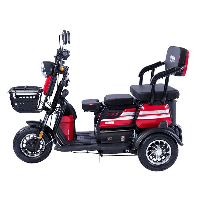 48V 500W Adult Folding Electric Tricycle Leisure Electric Tricycle