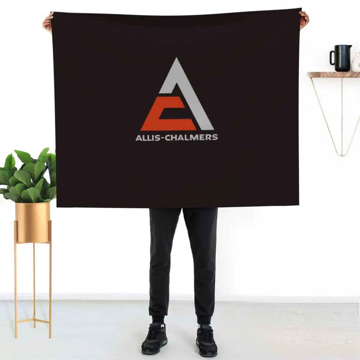

TRACTORS-ALLIS-CHALMERS LOGO Classic T-Shirt Throw Blanket Soft Solid Color Blanket for Couch Bed